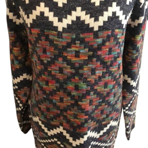 NWT Kaktus Aztec Print/Multicolored Ikat Sheath Dress Small - Picture 4 of 6